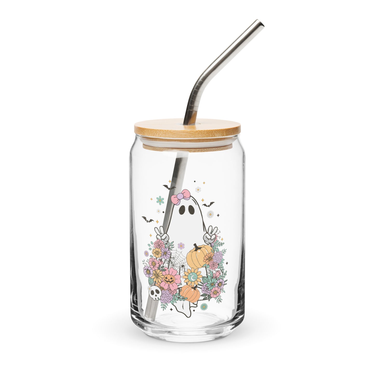 Peace Ghostie glass
