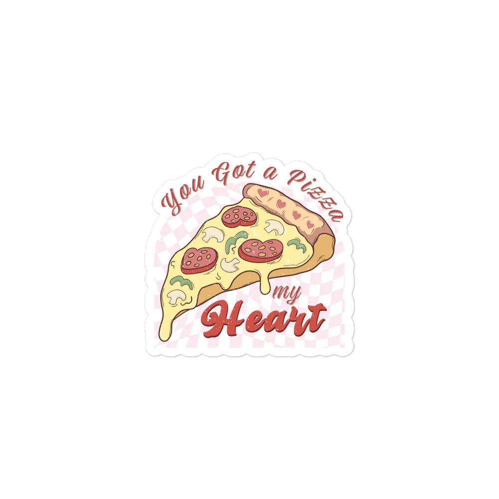 Pizza My Heart Sticker