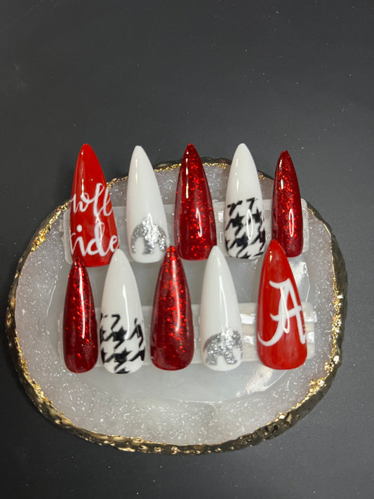 Reusable Bama Press On Nails