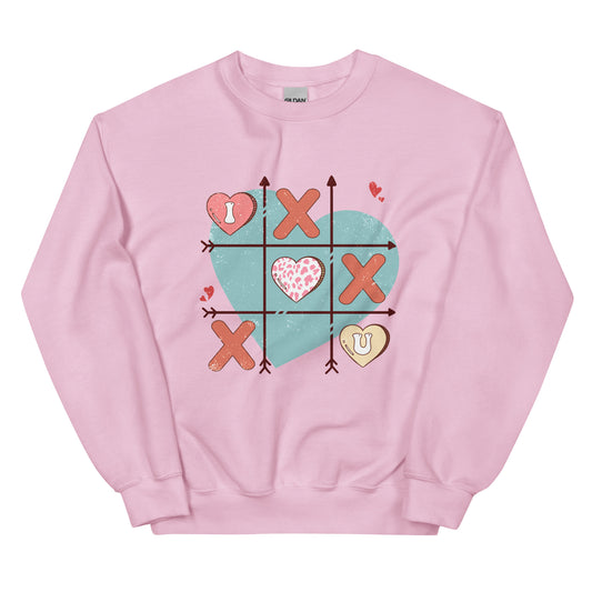 TicTacToe Valentine Sweatshirt