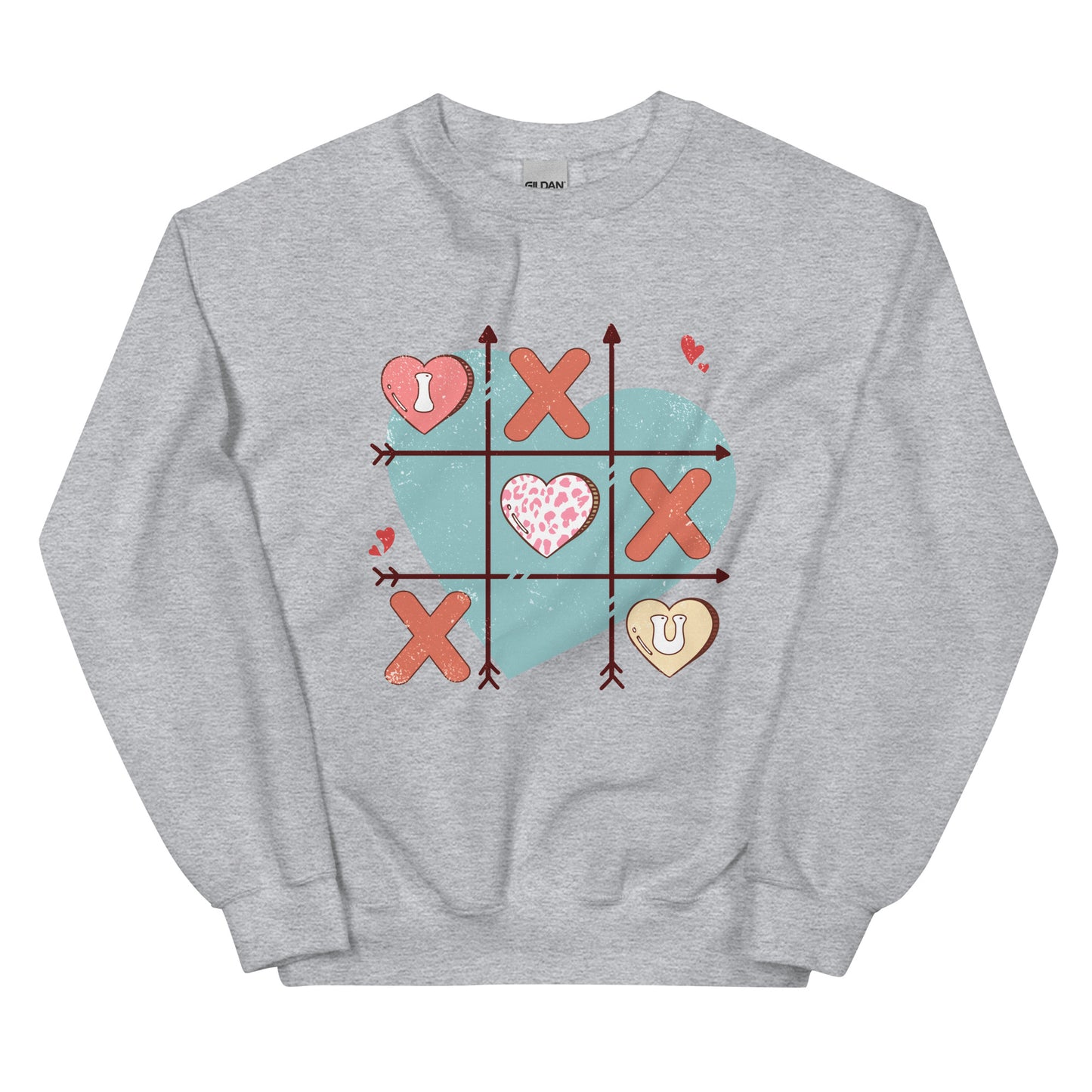 TicTacToe Valentine Sweatshirt