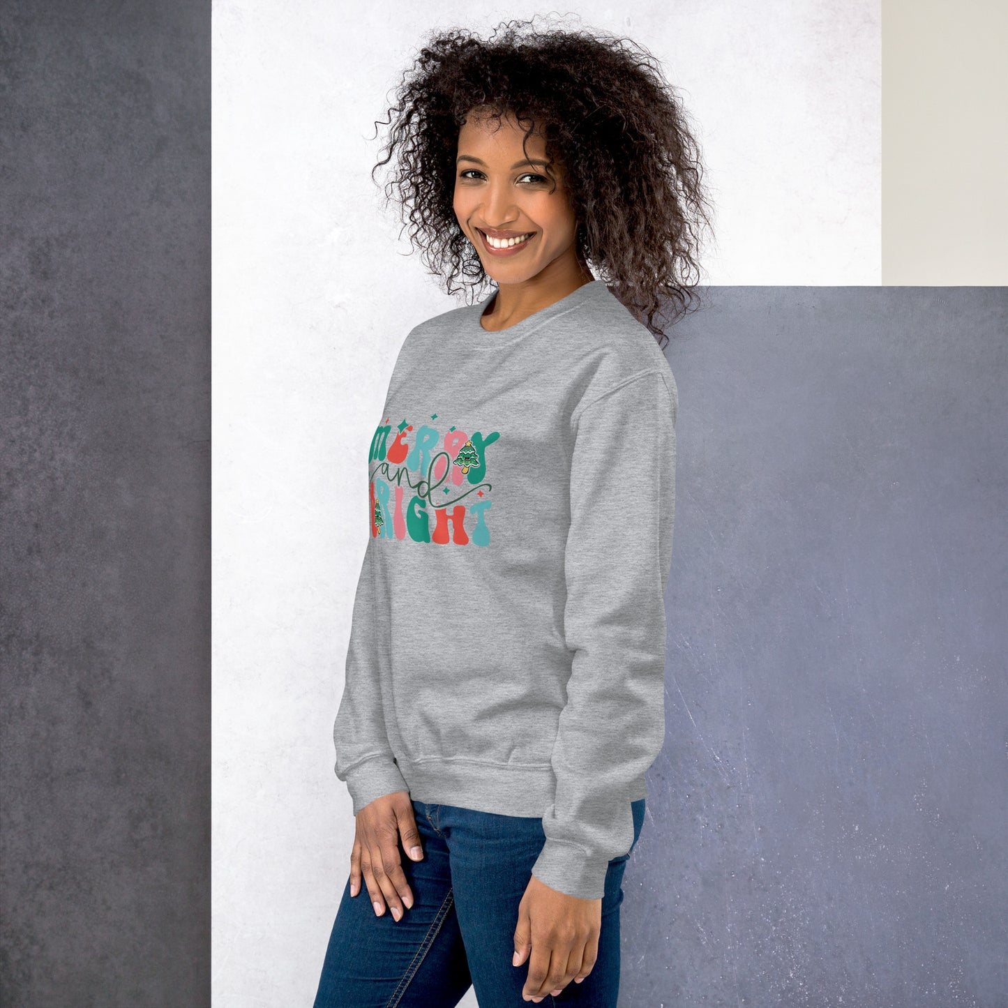 Merry & Bright Unisex Sweatshirt