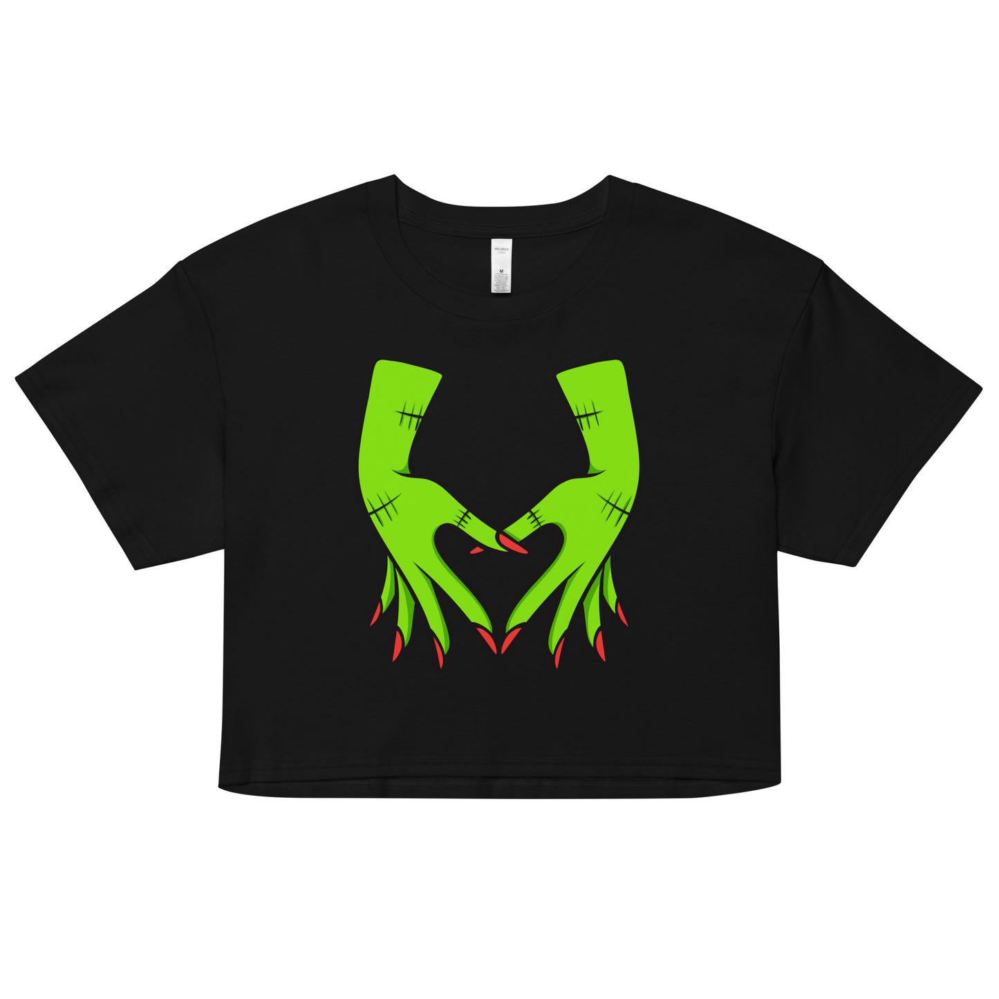 Spooky Logo crop top