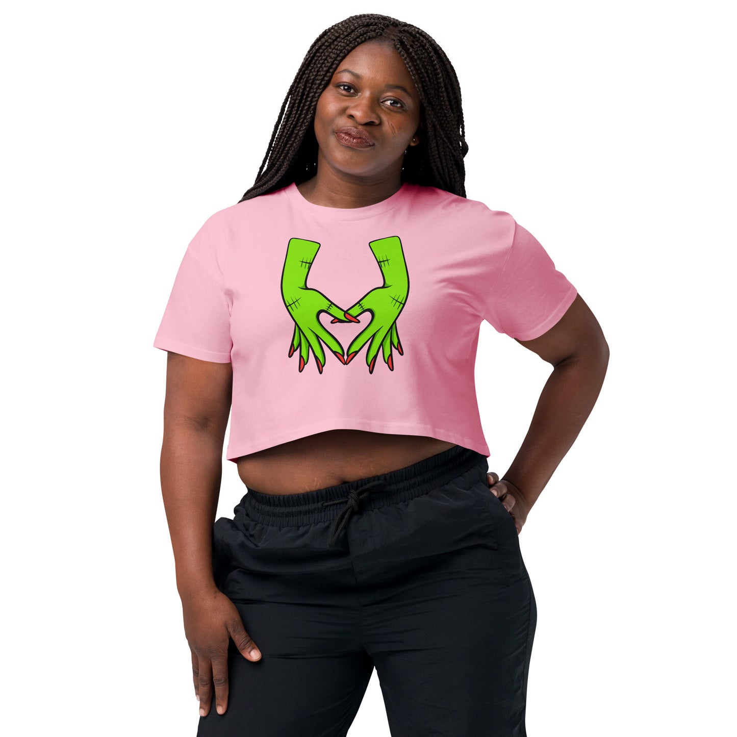 Spooky Logo crop top