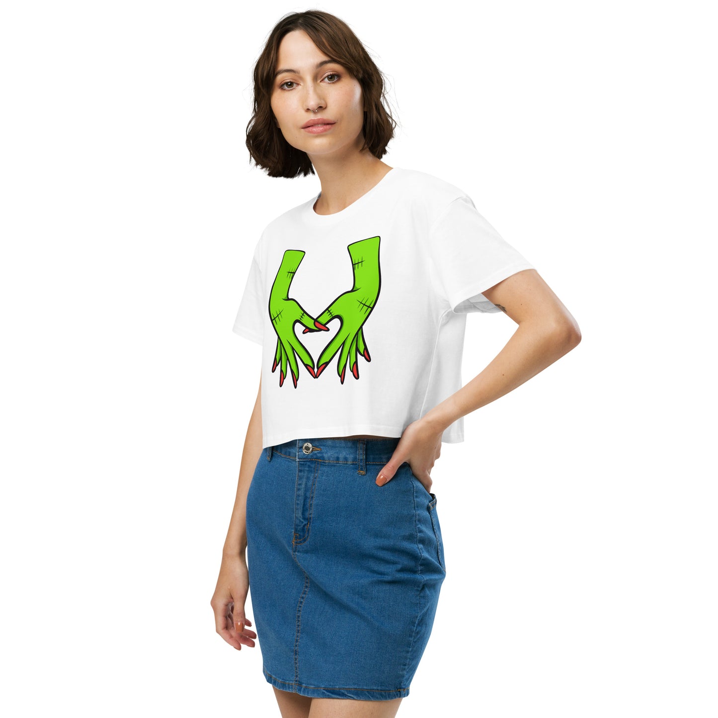 Spooky Logo crop top