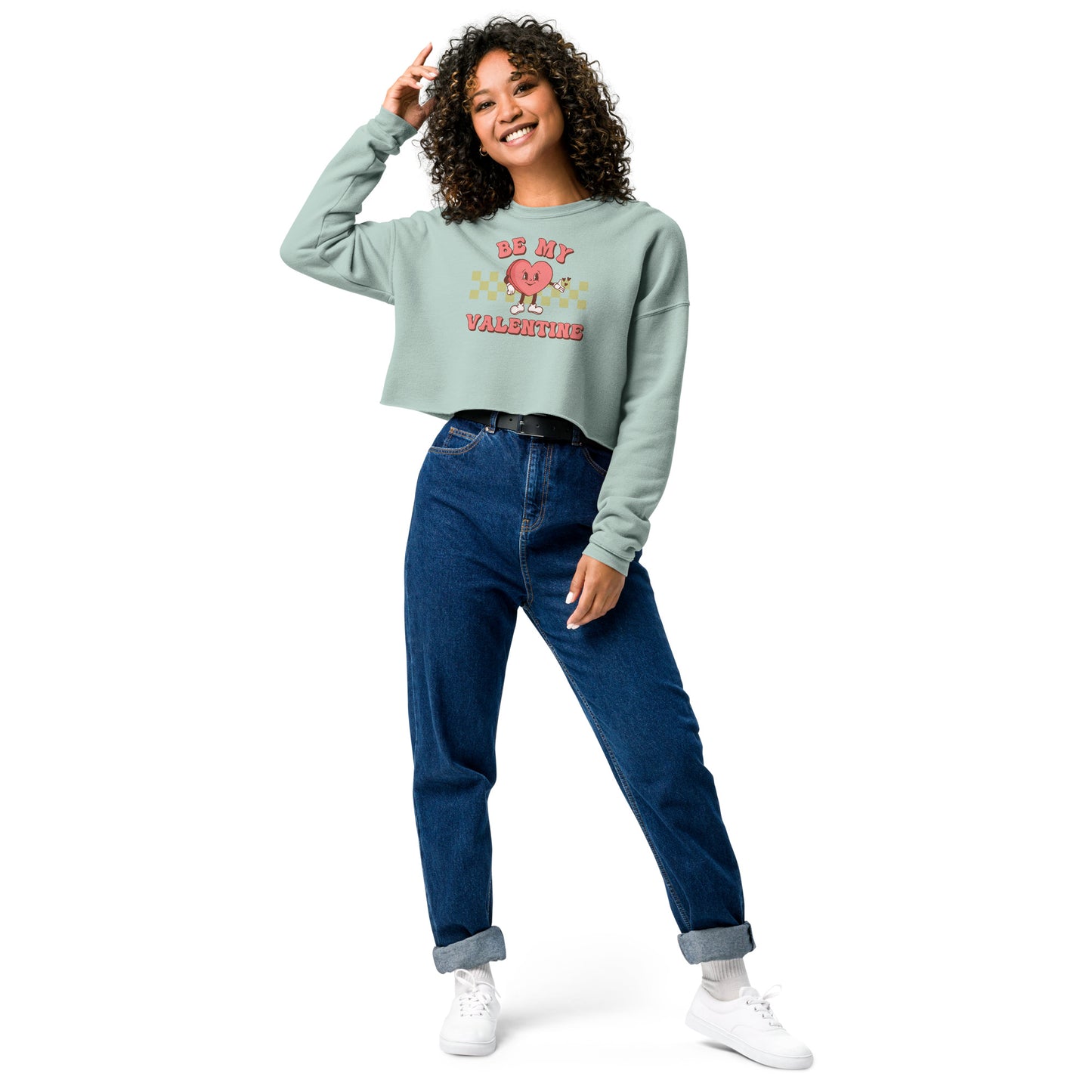 Be my valentine Crop Sweatshirt